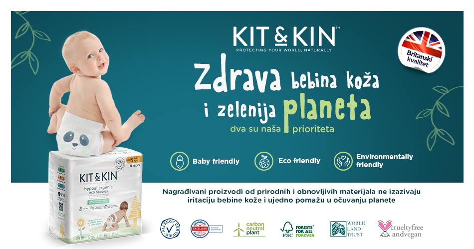 Kit&Kin pelene, maramice i kozmetika, novi eco friendly proizvodi u ponudi kompanije Keprom